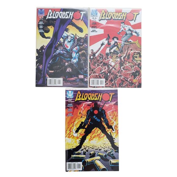 Bloodshot Comic Book Lot of 11 Issues Valiant Comics Vintage - Picture 4 of 6